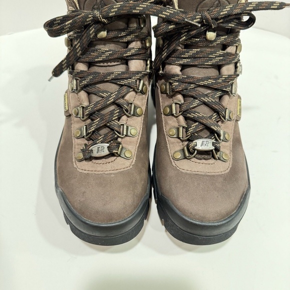 Raichle of Switzerland Mammut Gore-Tex Brown Leather Trail Hiking Boots Sz 6 EUC - Picture 9 of 15